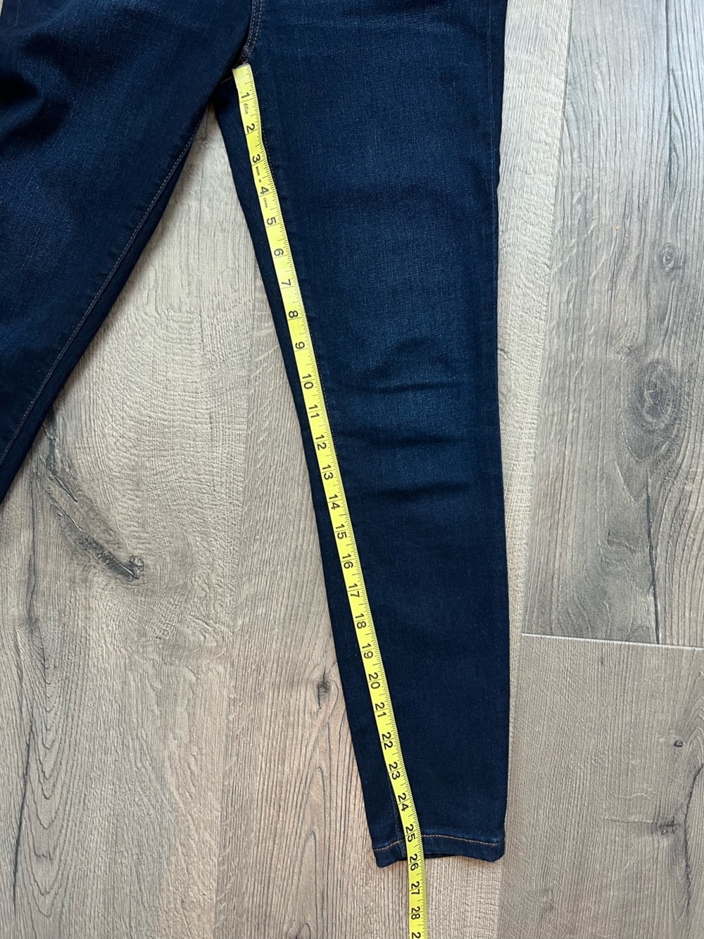 Ann Taylor Dark Indigo High-Rise Skinny Jeans - Picture 8 of 9